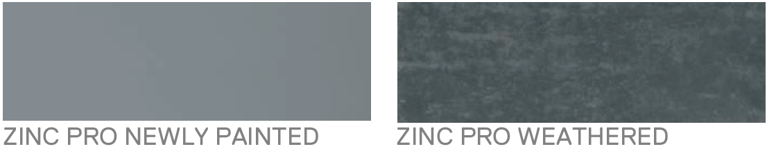 zinc color range